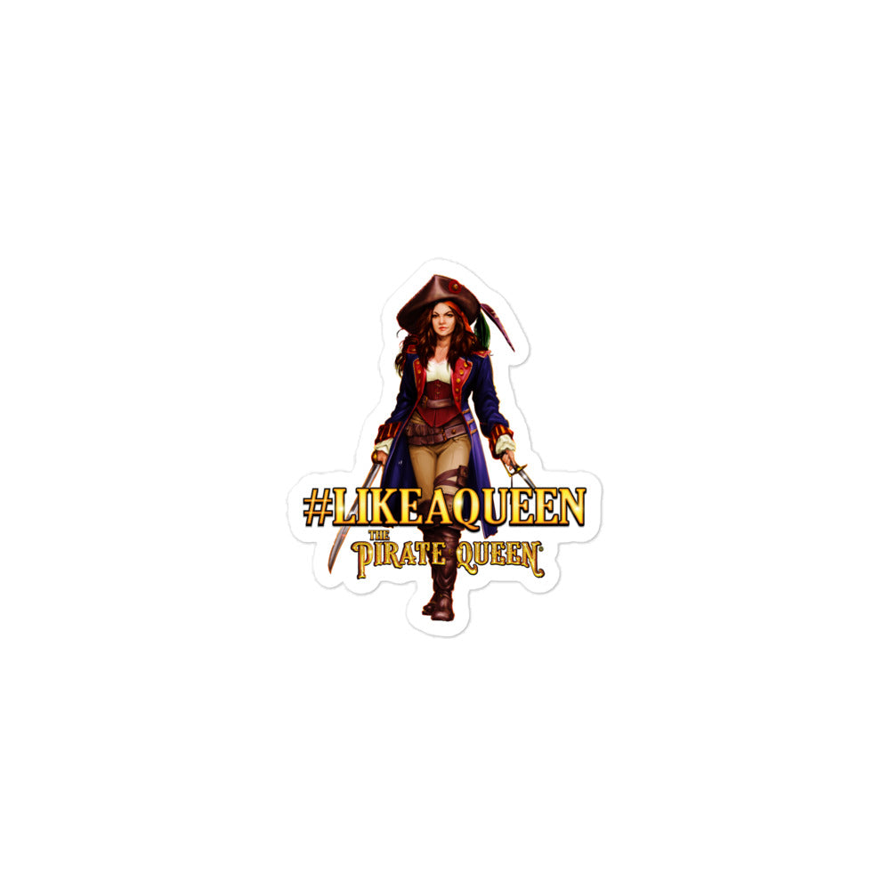 #LikeAQueen Color Bubble-free stickers