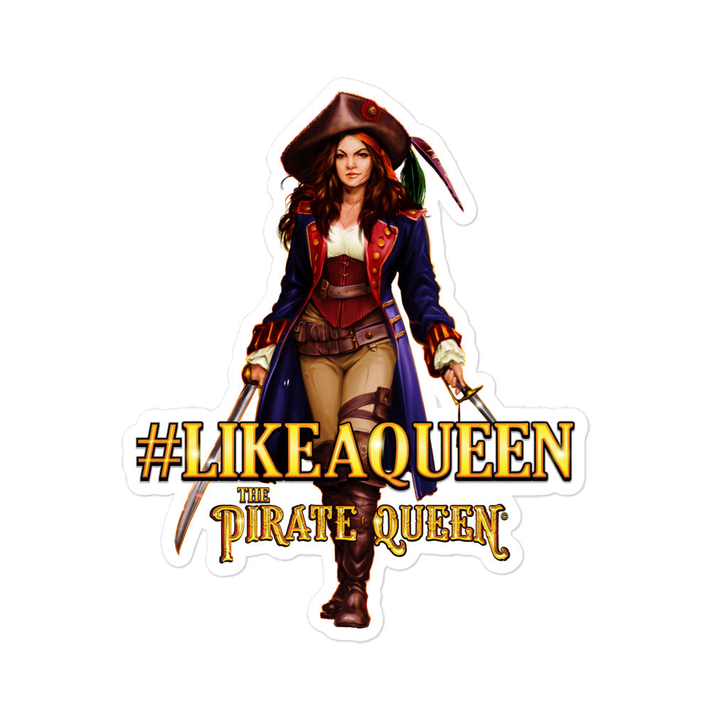 #LikeAQueen Color Bubble-free stickers