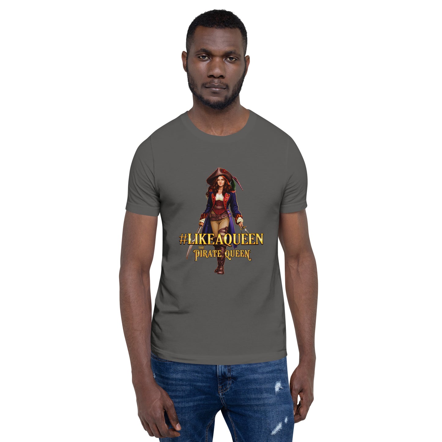 #LikeAQueen Color Unisex t-shirt