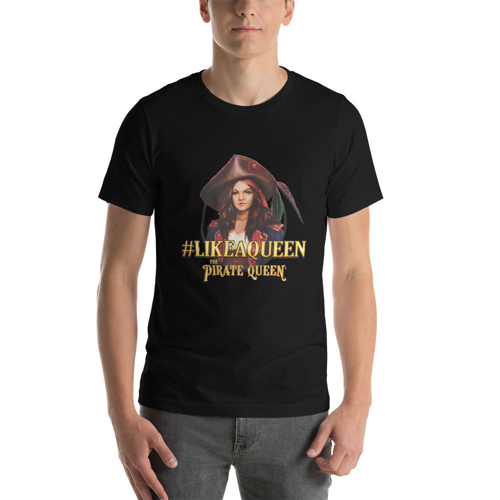 #LikeAQueen Color Head Shot Unisex t-shirt