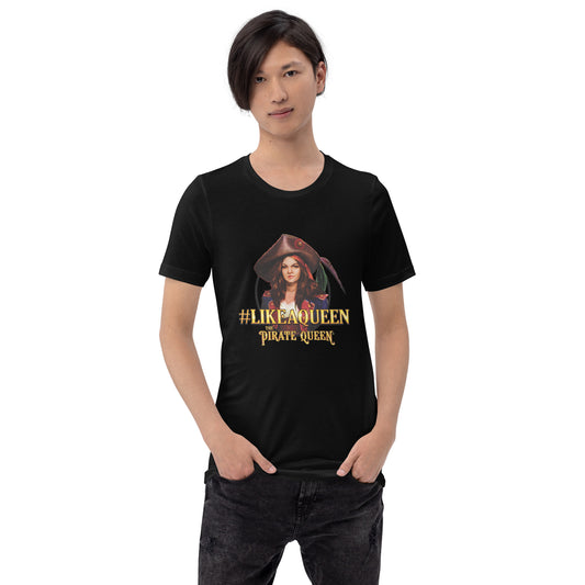 #LikeAQueen Color Head Shot Unisex t-shirt