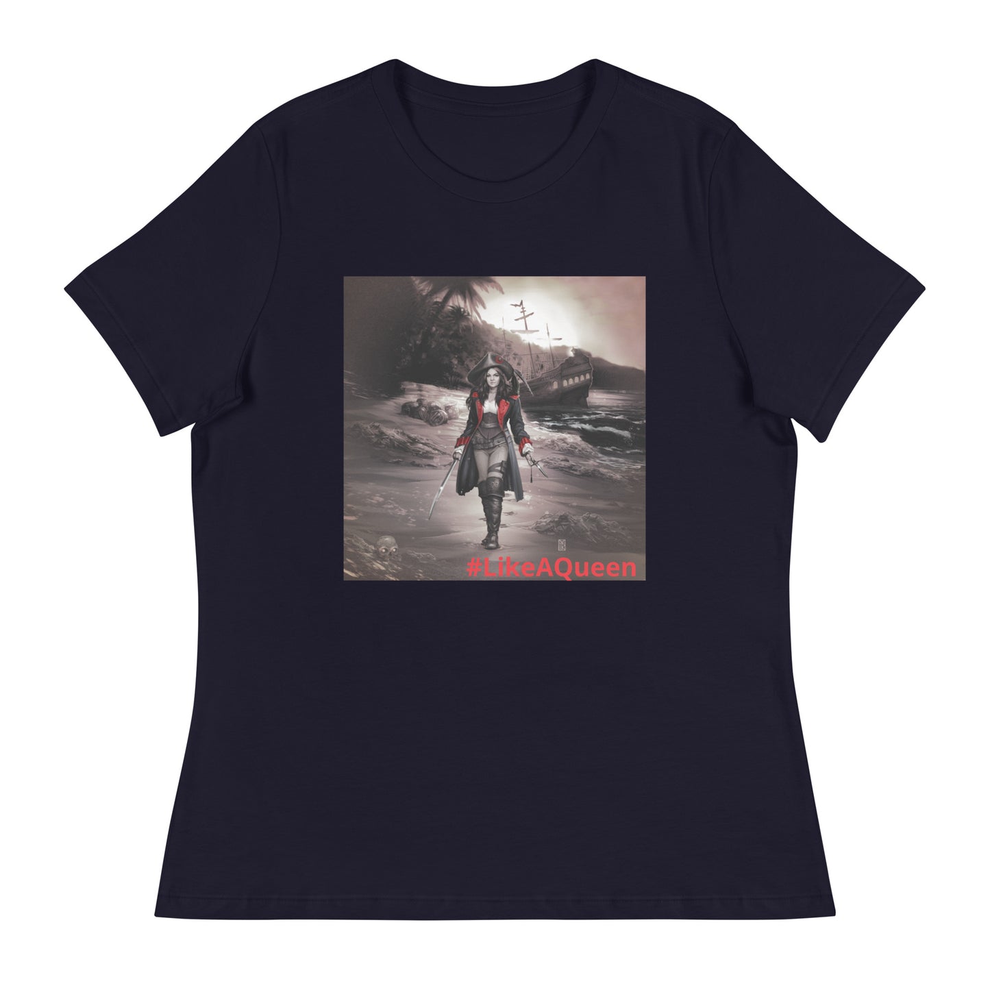 #LikeAQueen Shipwreck Women's Relaxed T-Shirt