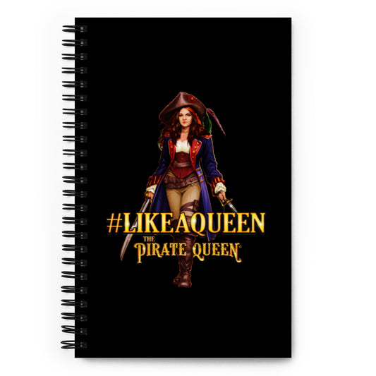 #LikeAQueen Color Spiral notebook